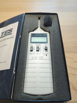 TES 1350 Sound Level Meter Geräuschmesser Schallpegelmessgerät gebraucht