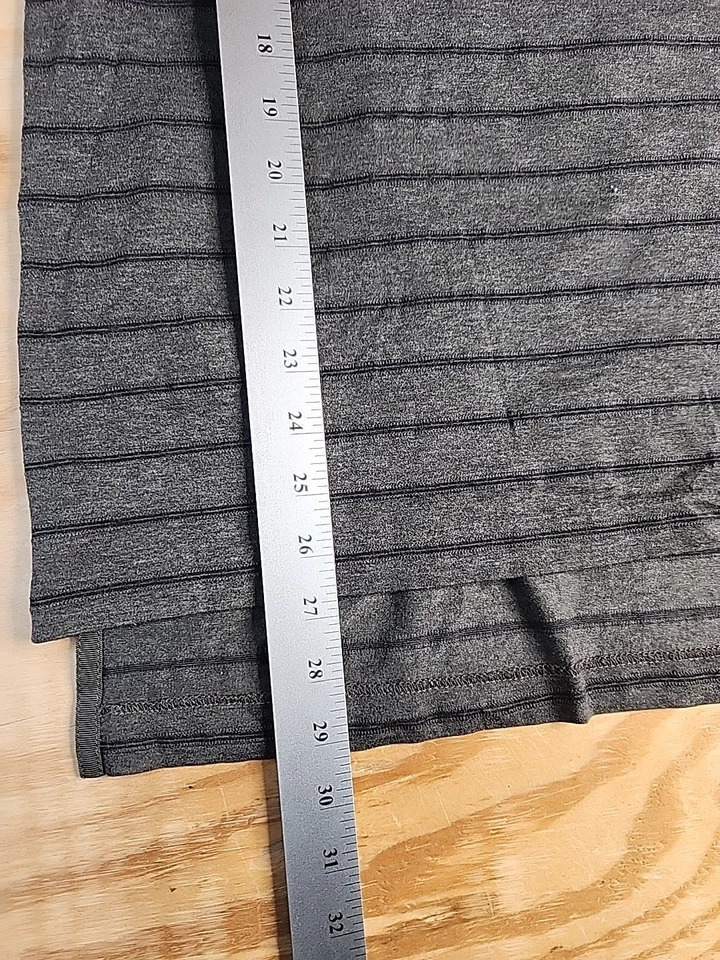 Polo Golf Ralph Lauren Suave Pima Algodón Gris Rayas Polo Para Hombre Grande Foto 4 de 4