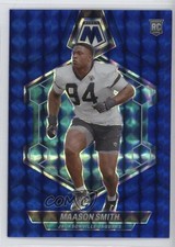 2024 Panini Mosaic Rookies Blue Mosaic Prizm 33/99 Maason Smith #347 16wc