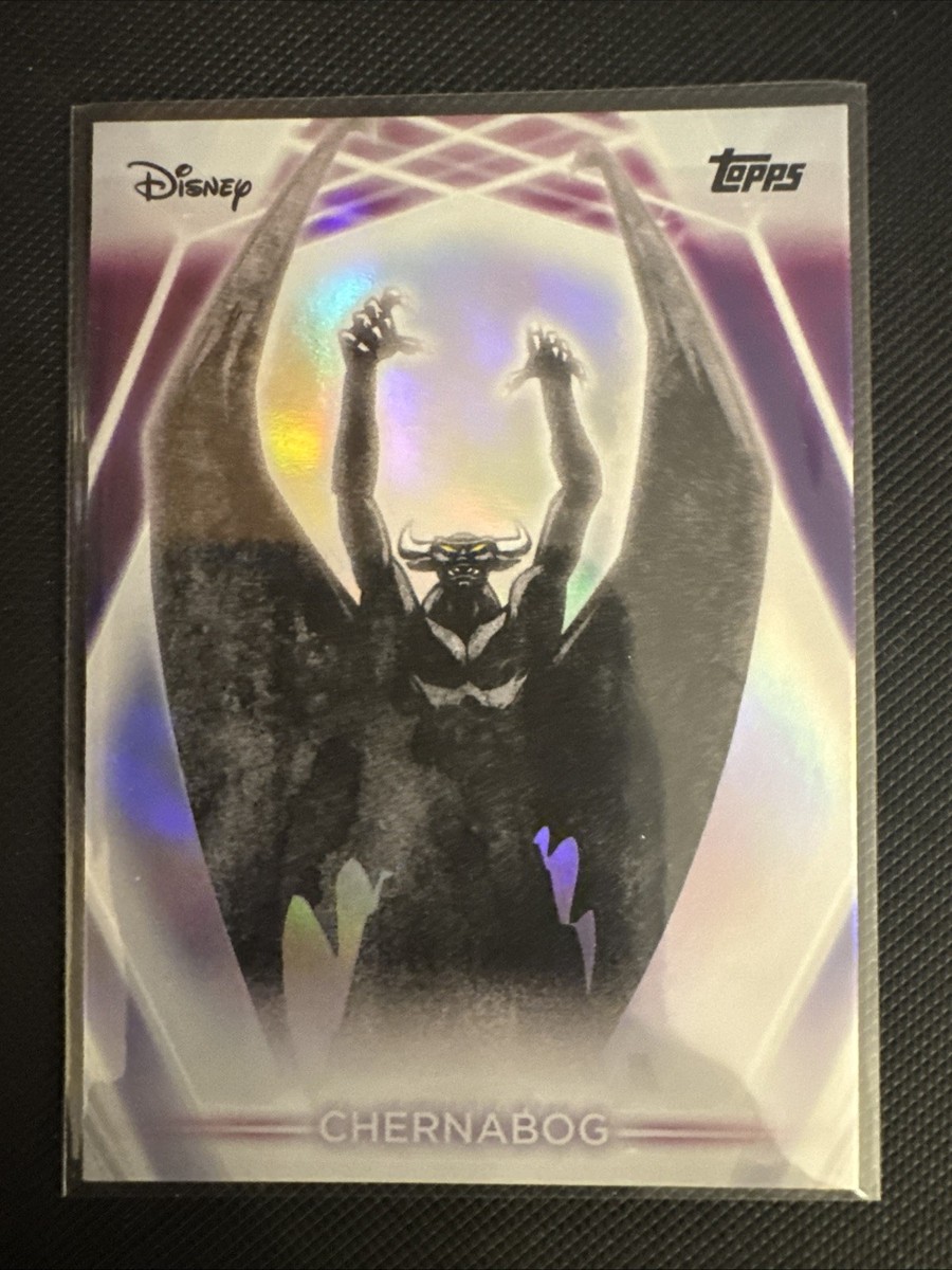 2026 Topps Disney Neon Chernabog Rainbow Foil #153 Fantasia | eBay