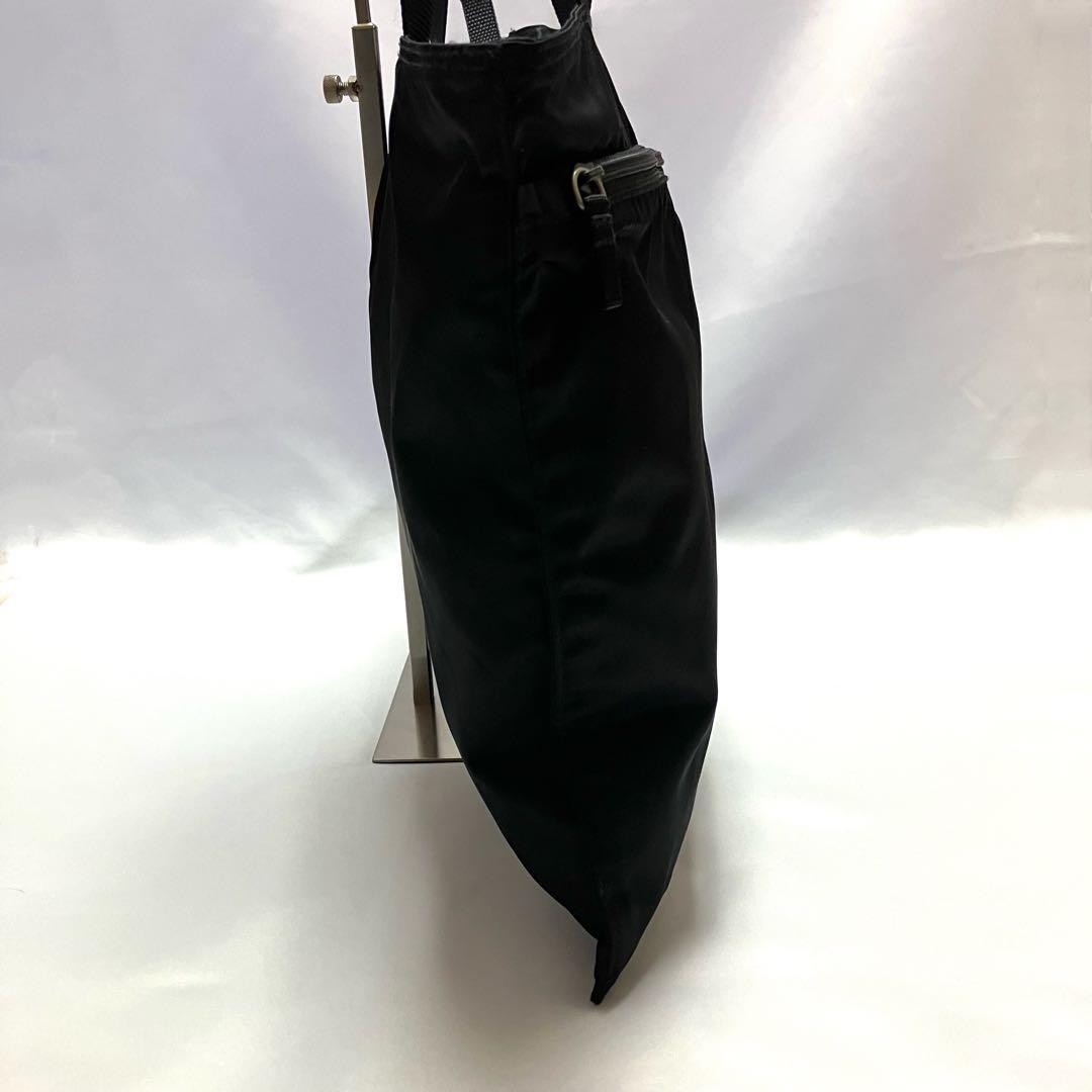 Prada tote bag large capacity triangular logo nyl… - image 5