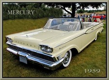 1959 Mercury Monterey Convertible Toolbox - Refrigerator Magnet 42 Mil 1959 Mercury Monterey Convertible Toolbox - Refrigerator Magnet 42 Mil
