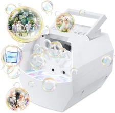 Automatic Bubble Machine 500ML Blower for Kids Toddlers