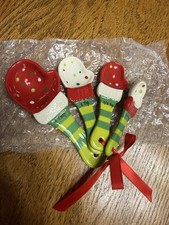 Christmas Ceramic Measuring Spoons Set of 4 M...