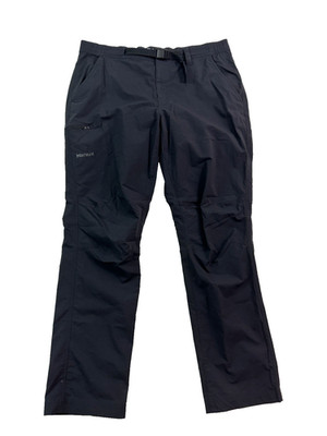 Marmot 38x32 Black Arch Rock Pants Casual Belted Performance Sport Lightweight