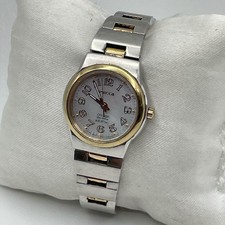 Citizen Wicca Eco Drive Ladies Watch Silver Gold Dial CE1007