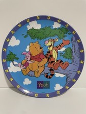 Vintage Zak Designs Winnie the Pooh Tigger Piglet Kid's Plate Melamine 8" Disney