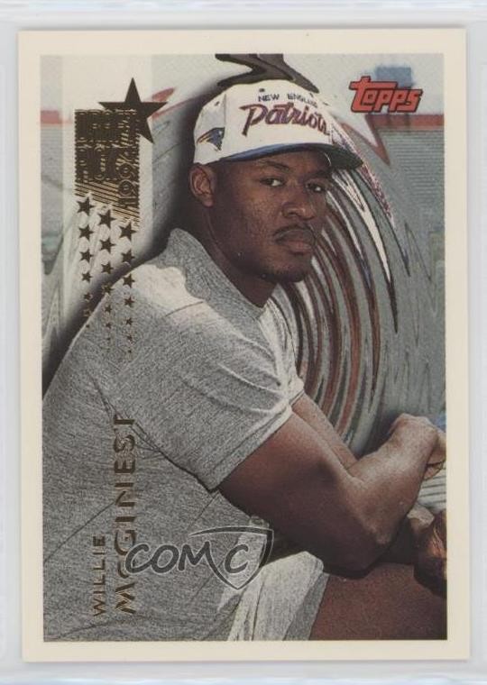 1994 Topps Willie McGinest #74 Rookie RC