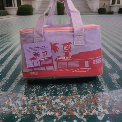 One Trader Joe s Mini Insulated Bag Cooler  1.5 Gal Purple Color
