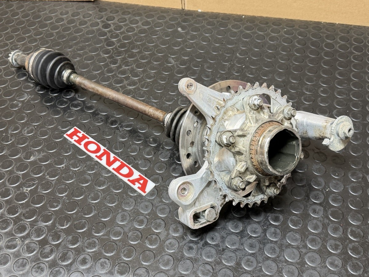 08-09 HONDA 700XX DRIVE CHAIN REAR BRAKE DISC HUB CV AXLE SHAFT