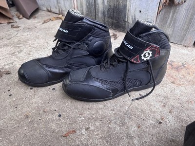 Firstgear Kili Lo WP Boots 9m Eu42 Black Velcro Motorcycle Shoes