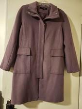 Kenneth Cole New York Womens Purple Wool Zip ...