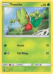 Treecko 8/168 Celestial Storm Common