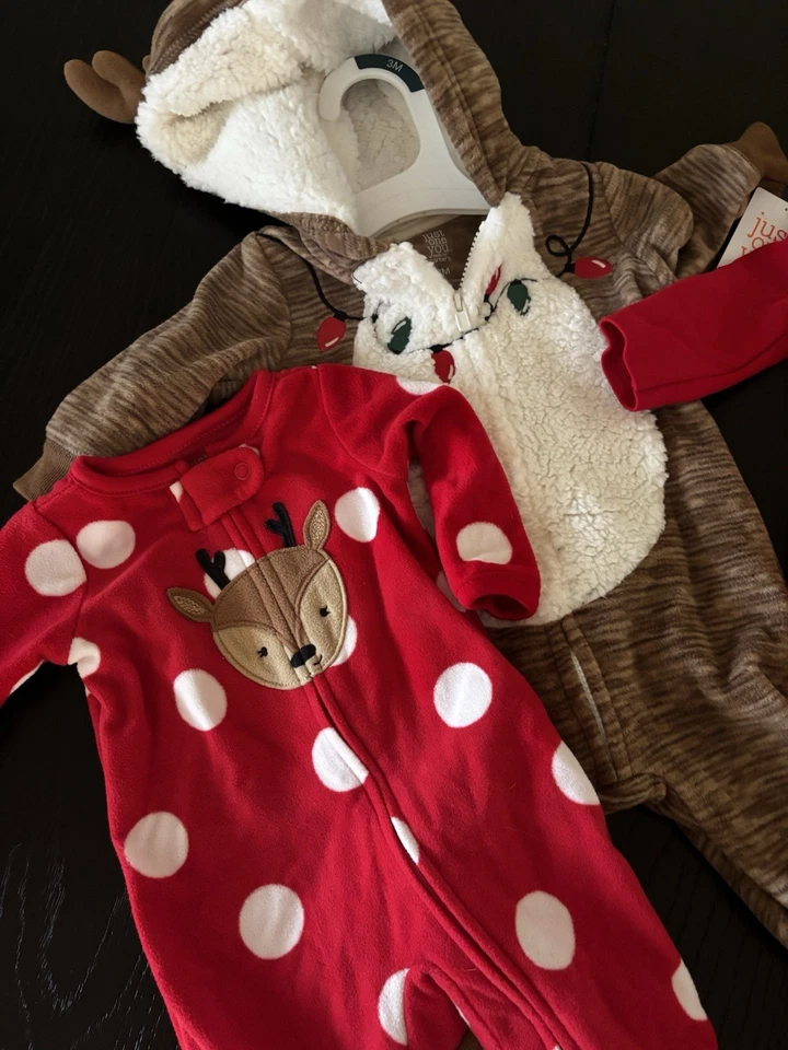 Recién nacido - 3 meses Navidad One Piece & Sets Foto 2 de 3