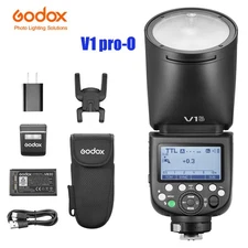Godox V1 Pro O 2.4 TTL HSS Round Head Camera Speedlite Flash Light For Olympus
