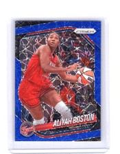 2025 Panini Prizm WNBA Aliyah Boston #75 Blue Velocity