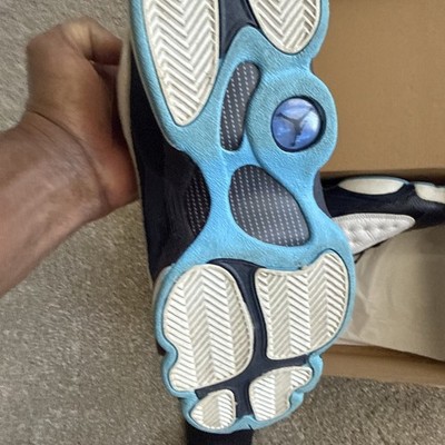 Nike Air Jordan 13 Retro Obsidian White/Blue Men's Size 7.5 | eBay