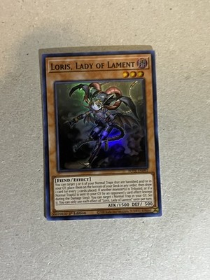 Loris, Lady of Lament POTE-EN092 Super Rare 1st Edition Yugioh