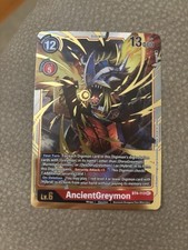 Digimon AncientGreymon Alt Art BT4-113 NM/M - Never Played