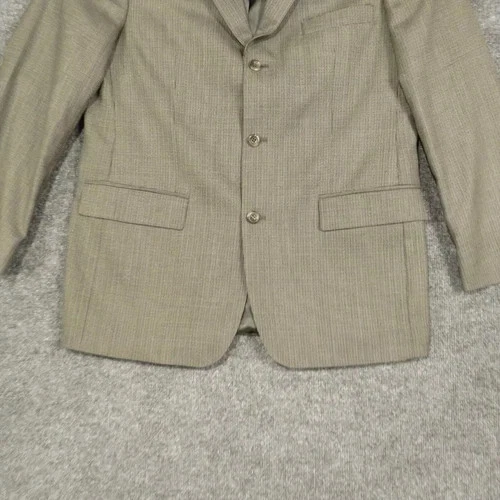 Pronto Uomo Sport Coat Mens Size 40R Grey 100% Wool Luxury Stylish Jacket - Image 3 of 4