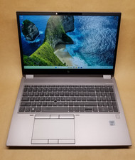 HP Zbook Fury 15 G7 Laptop i7-10750H 512GB SSD 32GB RAM Quadro T1000 Max-Q WIN11