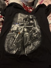 High Stakes Biker T-shirt Skeleton Biker