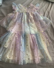 Gorgeous PINK VIOLET Size 6 Sleeveless Muted RainbowGirls Dress Party Wedding