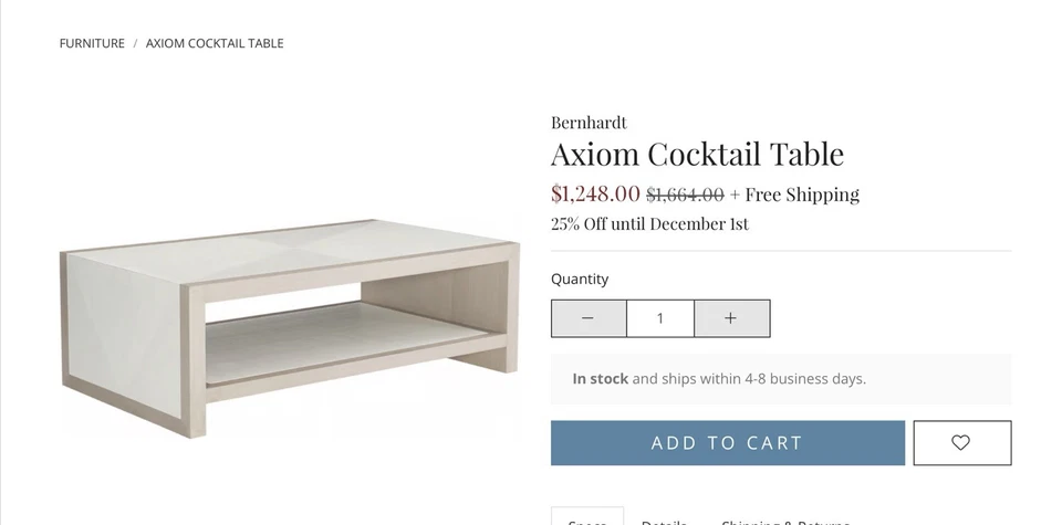 Berhardnt Coffee Table Flash Sale! - Image 4 of 4