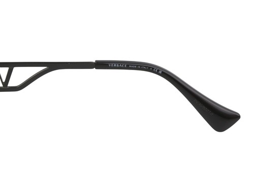 VERSACE 3327 Women Eyeglasses OS Black Frames Transparent Lenses Logo RRP€199 - Picture 7 of 8