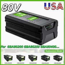 FOR Greenworks 80V Lithium Ion 8.0Ah  Li-ion Battery BAB727 FOR GBA80200