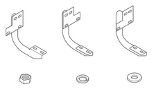 Raptor Series Products RB-0201-BK  Running Board Mounting Kit RUNNING BOARDS