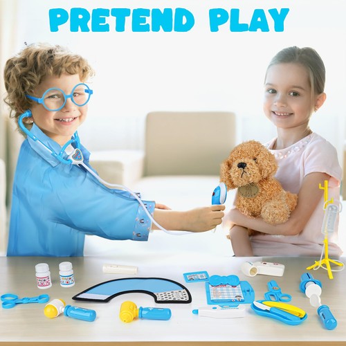 Sanlebi Doctors Set for Kids - Children Pet Vet Care Play Set with Doctor - Picture 5 of 5