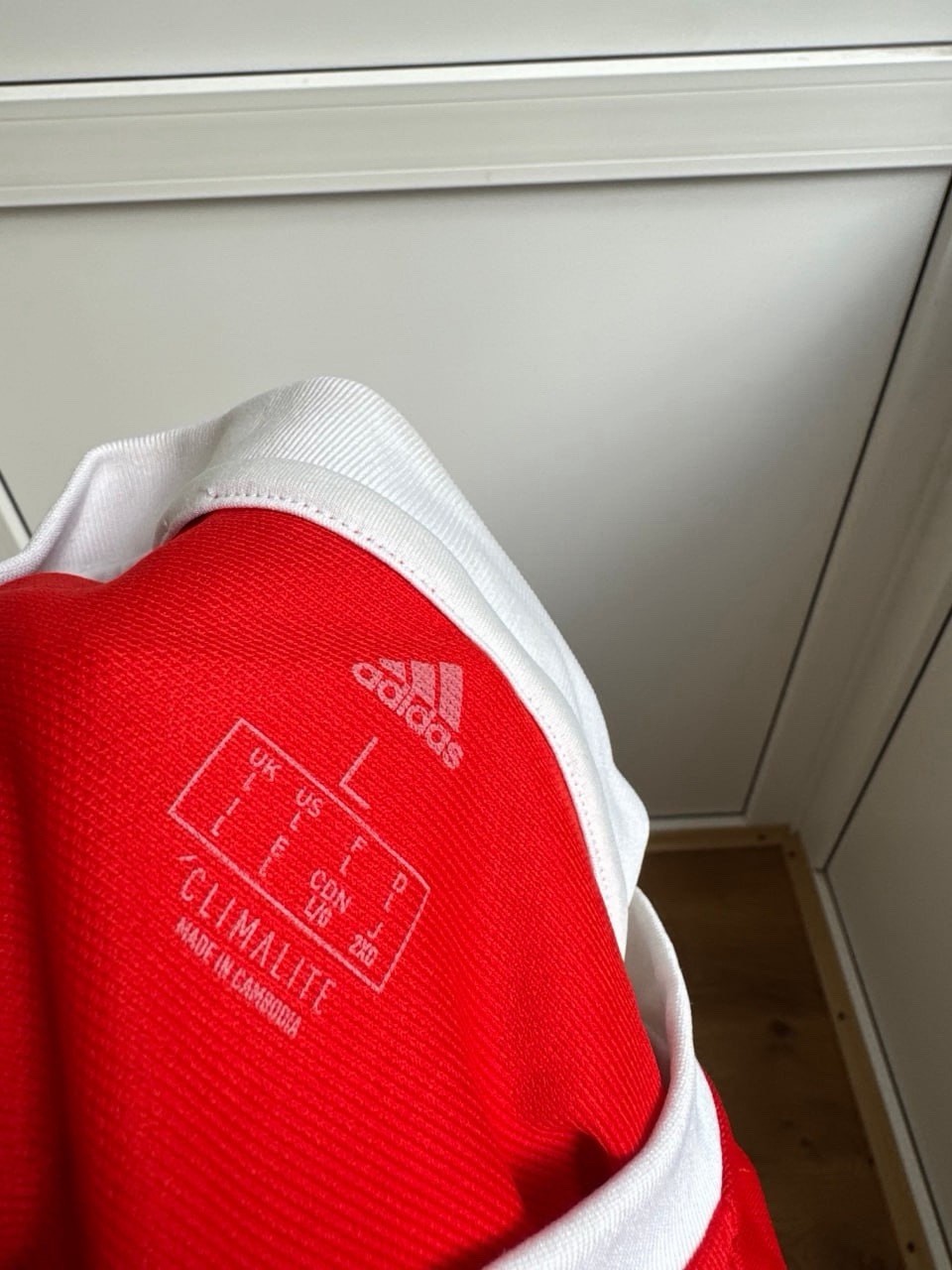 WALES NATIONAL TEAM 2017 2018 HOME FOOTBALL SOCCER SHIRT SIZE MENS L ADIDAS RED thumbnail 5