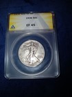 1936 Walking Liberty Silver Half Dollar ANACS : EF45, XF45 : Straight Graded — photo 1