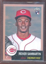 Reiver Sanmartin 2022 Topps Chrome Platinum Rose Gold Refractor #441 (21/75)
