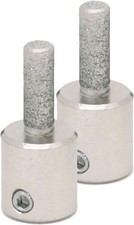 NEW Twofer Glass Grinder Bits 1/4 inch 100/120 Grit for Stained Glass