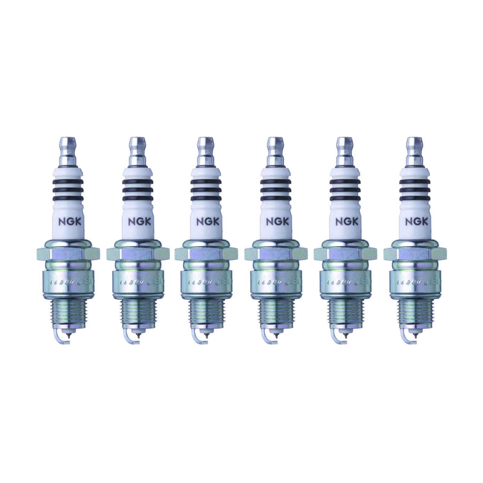 Set of 6 Iridium IX Spark Plugs NGK  4085 BPR6HIX 14mm 1/2 Reach