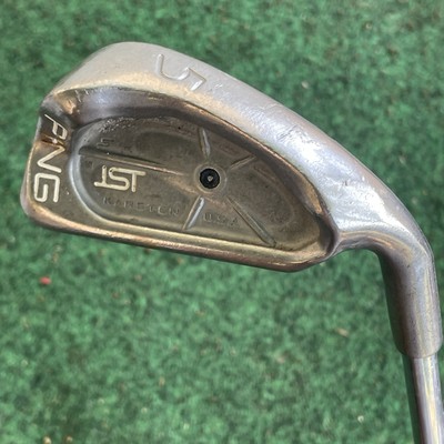 Ping ISI Stainless Black Dot Single 5 Iron RH Cushing Z-Z65 Steel Shaft -