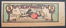 Lucky Bucks Version Release: 1937 "Old King Cole" - Non-Graded (Pencil Marks)