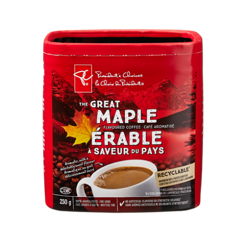 President's Choice, The Great Canadian Maple Flavoured Ground Coffee 250g