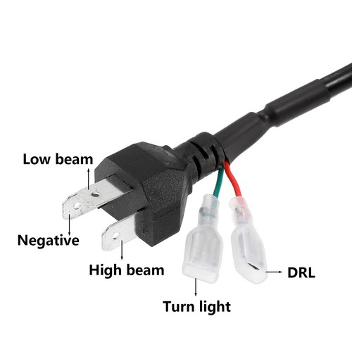 Faros LED de 7 pulgadas haz alto con luz de giro DRL para motocicleta Harley Honda - Imagen 12 de 12