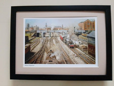 John Chapman Steam Train print 'Bolton Departure' Hughes / Fowlers 6P5F FRAMED