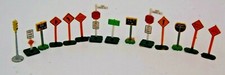Vintage HO Train Sign Accessory Lot - L1