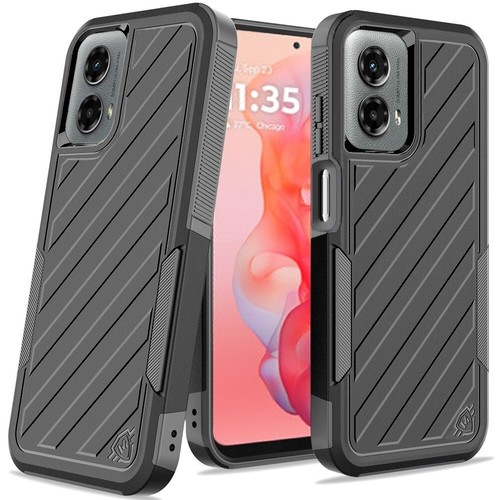 For Moto G Stylus 5G 2024 Noble Hybrid Armor Case w/Belt Clip Holster Cover - Picture 6 of 8