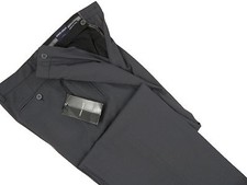NEW 695 Giorgio Armani Black Label Classico Dress Pants US 30 e 46 Medium Gray