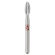 Piranha Diamonds FG 379.023 Fine Grit, Football Shaped, Single Use Diamond Bur