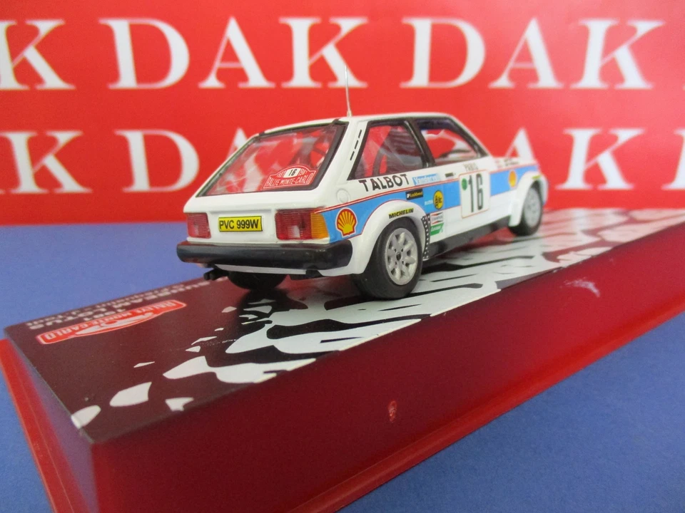 Diecast 1/43 Modellino Auto Talbot Sunbeam Lotus Rally Monte Carlo 81 Frequelin - Immagine 3 di 4