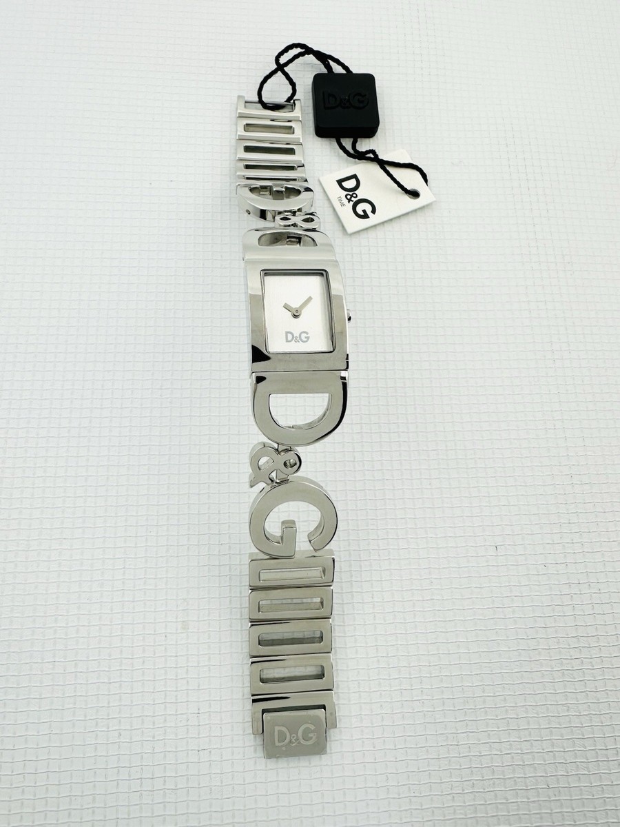 Dolce & Gabbana DW0494 Ireland D&G Link Bracelet Silver Dial