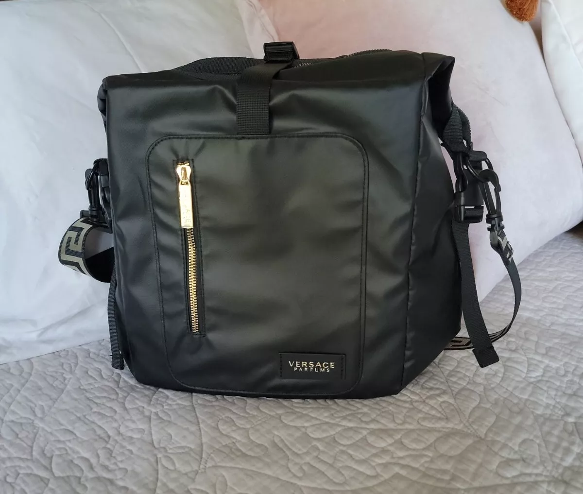 New Versace Parfums Rider Backpack/Travel Bag | eBay