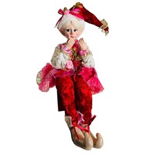Cynthia Rowley Valentine  s Day Love Elf Girl Shelf Sitter 16in Fairy Doll